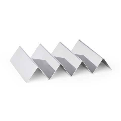 Snackpresenter mit 3 Ablagen, 28 x 17 x 4,5 cm, Chromnickelstahl