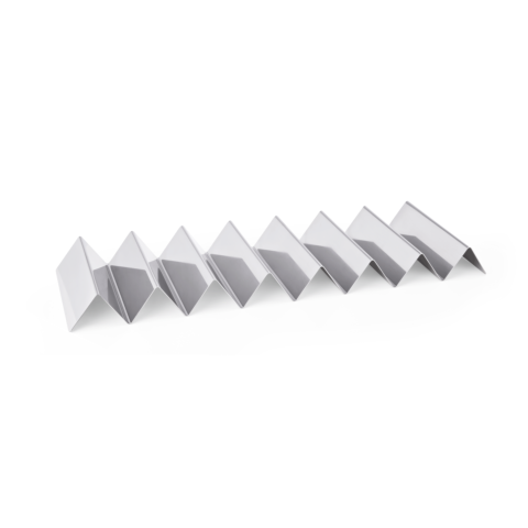 Snackpresenter mit 7 Ablagen, 57 x 17 x 4,5 cm, Chromnickelstahl
