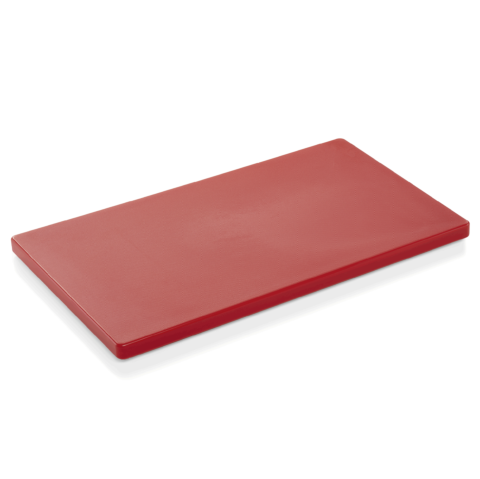 HACCP Schneidbrett HACCP CHOPPING BOARDS, 60 x 40 x 2 cm, rot, Polyethylen