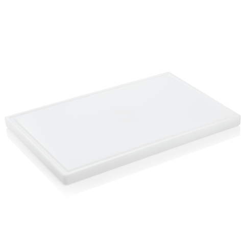 Schneidbrett mit Saftrille, 60 x 40 x 3 cm, Polyethylen
