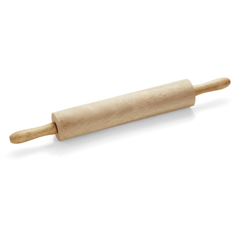Teigrolle mit Kugellager, 67 cm, Ø 7 cm, Holz