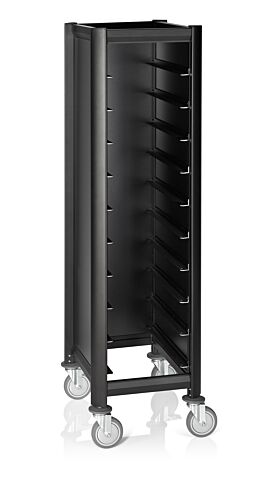Tablettwagen SINGLE GN 1/1 MENSA BLACK für 10 GN Tabletts