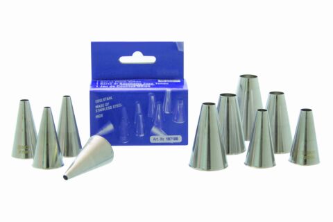 SCHNEIDER Lochtüllen im Satz, Edelstahl, Inhalt: 10 Lochtüllen