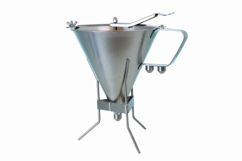 SCHNEIDER Likör- und Fondanttrichter aus Edelstahl, 190 mm Durchmesser, Inhalt 1,5 l