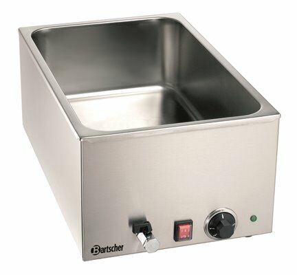 Bartscher Wasserbad / Bain Marie mit Wasserablaufhahn