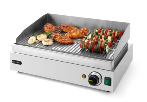 HENDI Grillplatte Profi Line gerillt 2400W