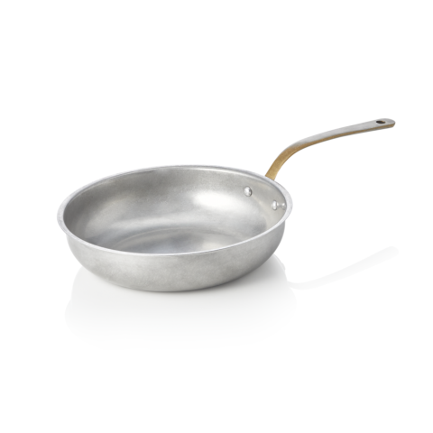 Servierpfanne STEEL & STYLE VINTAGE, mit Messinggriff, Ø 18 cm, 690 ml, Chromnickelstahl