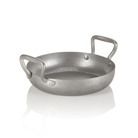 Servierpfanne STEEL & STYLE HERITAGE, Ø 22 cm, 1 Liter, Höhe 5 cm, Chromnickelstahl 18/8