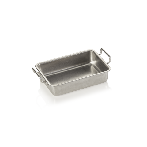 Mini Servierbräter STEEL & STYLE HERITAGE, 18 x 11,5 x 4,5 cm, 410 ml, Chromnickelstahl 18/8