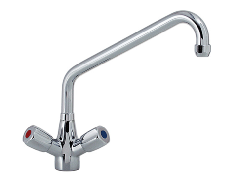 PREMIUM Knebel-Mischbatterie mit Schwenkhahn 1/2 Zoll Wasseranschluß