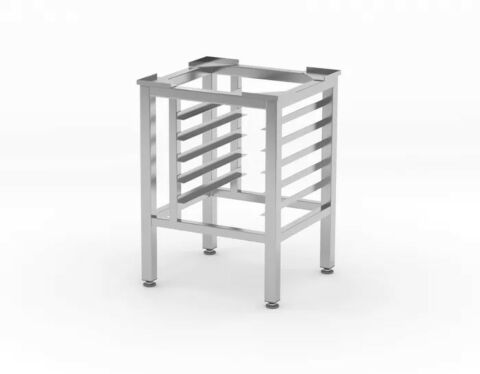 HENDI Ofengestell Edelstahl für 5x GN 1/1, verstellbare Füße