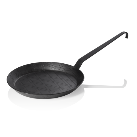 Brat-/Servierpfanne IRON PAN 22, mit Hakenstiel, Ø 24 cm, Eisen