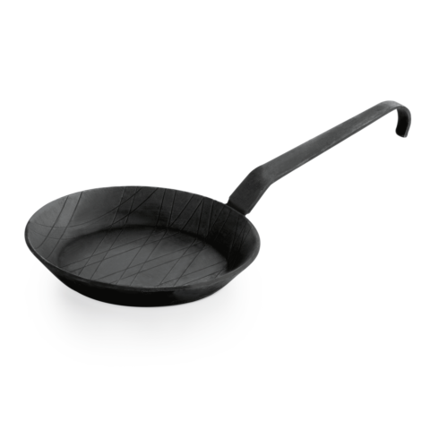 Brat-/Servierpfanne Iron Pan 22 mit Hakenstiel,Ø 40 cm, Eisen-Gastro-Germany
