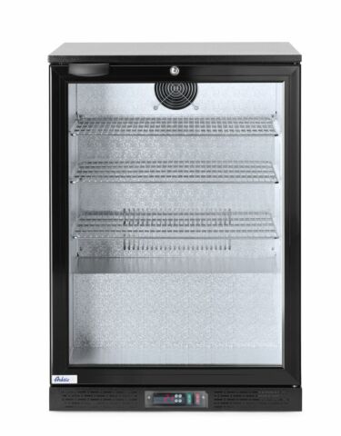 Bar-Kühlschrank eintürig, 105 L, Schwarz, 600x530x(H)865 mm