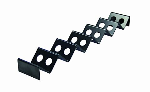 SCHNEIDER Snack-Verkaufsständer - Wellenform, 530x85x40 mm, Polystyrol schwarz