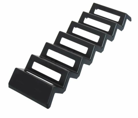 SCHNEIDER Snack-Verkaufsständer -Wellenform inkl. Öffnung, 560x45x168mm - schwarz