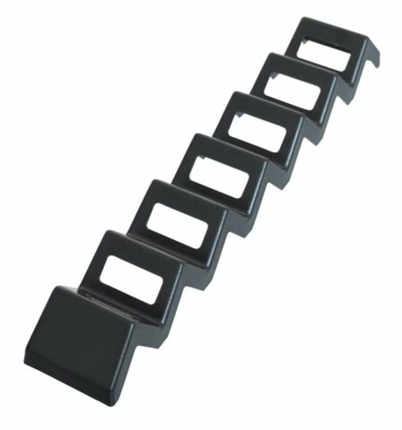 SCHNEIDER Snack-Verkaufsständer -Wellenform inkl. Öffnung, 560x45x86mm - schwarz