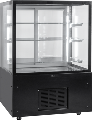 Kuchen- und Verkaufsvitrine Katia 135Q Umluftkühlung 0,50 kW, 1340 mm