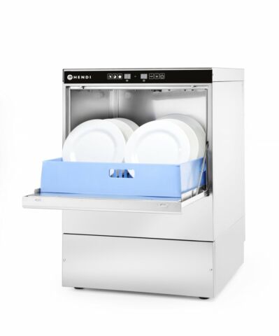 HENDI Geschirrspüler, Korb 50x50cm, Dosierpumpen, Ablaufpumpe, 400V