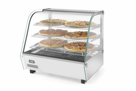 HENDI Warmhaltevitrine 3 Auslagen 160 Liter, 857mm