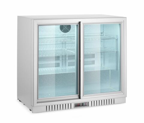 Arktic Barkühlschrank mit 2 Schiebetüren, 150 Liter