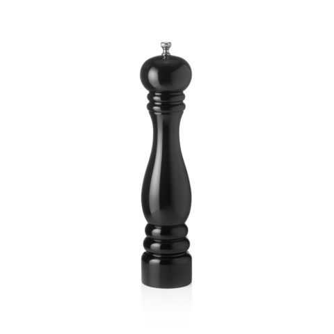Pfeffermühle mit Keramikmahlwerk CLASSIC MILL, Höhe 30 cm, schwarz glänzend, Holz