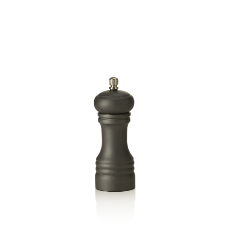 Pfeffermühle Metal mit Carbonstahl Mahlwerk, Höhe 15 cm, Edelstahl