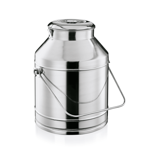 Transportkanne mit Tragebügel, 25 Liter, Ø 33,5 cm, Chromnickelstahl