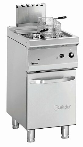 Bartscher Gas-Standfritteuse, 15 Liter, 15kW, 400x700x850mm-Gastro-Germany