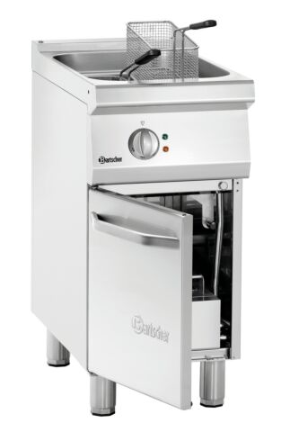 Bartscher Elektro-Fritteuse 15 Liter, Breite 400mm, Tiefe 700mm, 15 kW, 400V