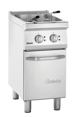 Bartscher Elektro-Fritteuse 2x 9 Liter, Breite 400mm, Tiefe 700mm, 15 kW, 400V