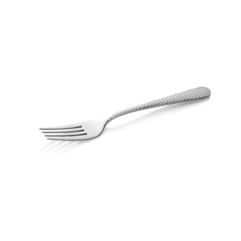 Dessertgabel Set CELESTE, 18,5 cm, mit strukturierter Oberfläche, Set á 12 Stück, Chromstahl 18/0