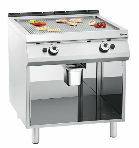 BARTSCHER Gas-Griddleplatte, gerillt, OU