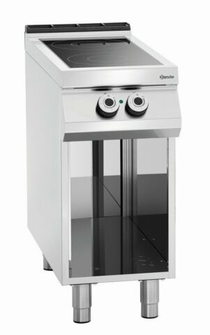 Bartscher Elektro 2 Felder Herd, OU, 8 kW-Gastro-Germany
