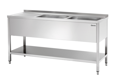 BARTSCHER Spüle 700, B 1600, 2 Becken RE