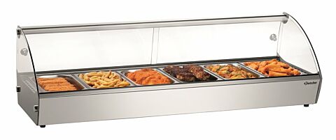 Bartscher Heiße Aufsatzvitrine R6 für 6 x 1/3 GN-Gastro-Germany