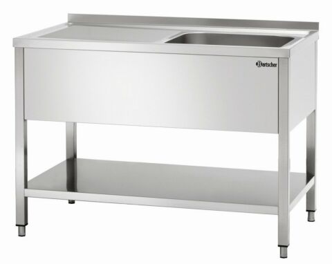 Spüle 700, B 1200, Becken RE,1200x700x850 mm-Gastro-Germany