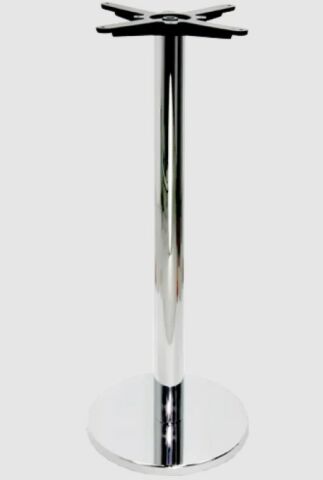 Stehtischgestell verchromt, flache Ausführung, Fuß: ø 42 cm, Höhe: 108 cm