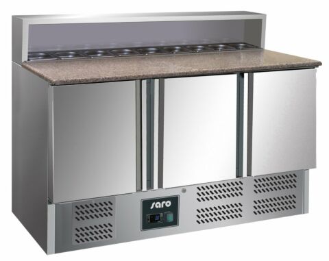 SARO Pizzatisch GIANNI PS903, für 8x1/6GN, 1365x700x1090mm