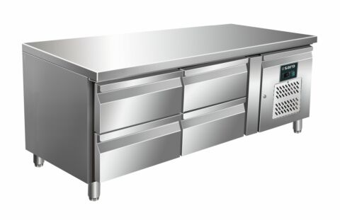SARO Unterbaukühltisch mit 2x 2 Schubladen, UGN 2140 TN