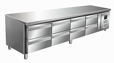 SARO Unterbaukühltisch mit 4x 2 Schubladen UGN 4