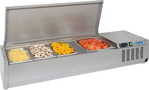 SARO Kühlaufsatz mit Deckel für 9x 1/3GN VRX 2000 S/S geöffnet
