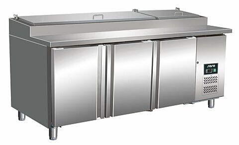 SARO Pizza-Zubereitungstisch SH3070, 1/3 GN, Breite 1795mm