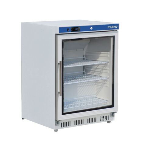 SARO Lagerkühlschrank mit Glastür - weiß HK 200 GD