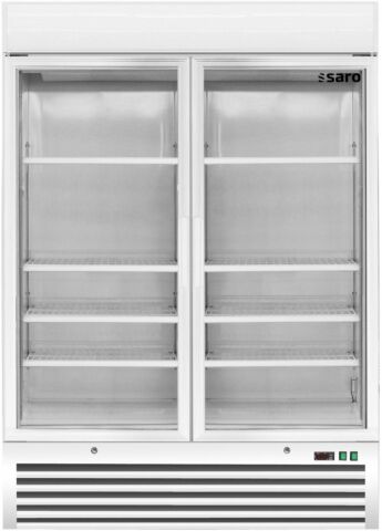 SARO Tiefkühlschrank mit 2 Glastüren D 920 weiß