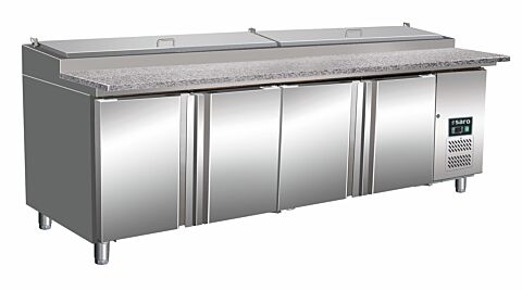 SARO Pizza Belegstation, Granitarbeitsplatte, 1/3 GN SH 2500mm