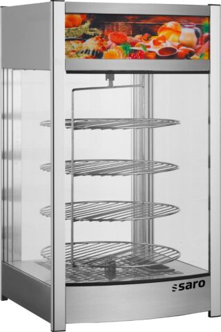 SARO Heiße Theke Warmhaltevitrine NIKLAS, Breite 460mm