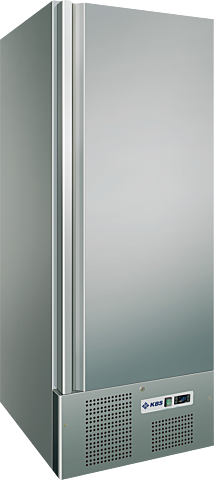 Edelstahlkühlschrank KU 650 GN 2/1, 1 Tür, 680 mm, 0,26 kW