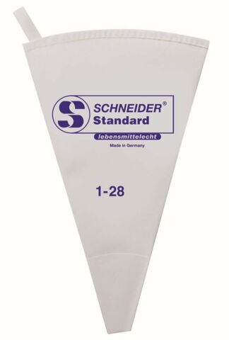 SCHNEIDER Spritzbeutel, 1-28cm - Standard, "Standard" in blau, verschweißt
