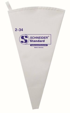 SCHNEIDER Spritzbeutel, 2-34cm - Standard, "Standard" in blau, verschweißt